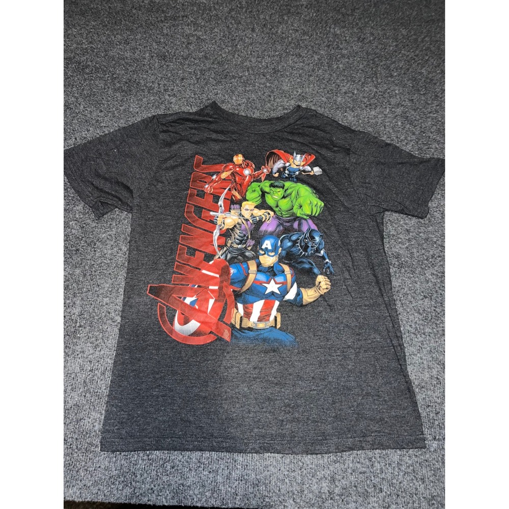 Marvel Avengers Graphic T-Shirt Kids Size 2XL 18 Charcoal Gray Heather Tee